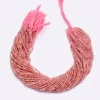 Strawberry Quartz 3mm Faceted Beads | 13inch Strand | AAA+ Pink Strawberry Quartz Semiprecious Gemstone Rondelle Beads for Jewelry Making - Image 2