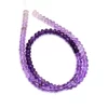 AAA+ Amethyst Gemstone 5mm Faceted Rondelle Beads | 16inch Strand - 82 Carats | Natural African Amethyst Semi Precious Gemstone Shaded Strand - Image 4