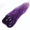 AAA+ Amethyst Gemstone 5mm Faceted Rondelle Beads | 16inch Strand - 82 Carats | Natural African Amethyst Semi Precious Gemstone Shaded Strand - Image 2