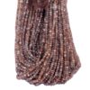 AAA+ Chocolate Moonstone 3mm-4mm Faceted Rondelle Beads | 13inch Strand | Natural Chocolate Moonstone Semi Precious Gemstone Loose Beads