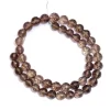 Natural AAA+ Smoky Quartz 6mm-7mm Faceted Round Beads | 12inch Strand | Brown Somkey Quartz Semi Precious Gemstone Loose Beads for Jewelry - Image 2