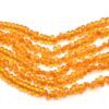 Citrine Color Quartz Faceted Teardrop Briolettes | 8inch Strand | Honey Citrine Hydro Quartz Gemstone Faceted Drops Beads for Jewelry Making - Image 3