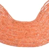 Sunstone Gemstone 3mm-4mm Round Faceted Beads | 13" Strand | Natural Fiery Orange Sunstone Semi Precious Gemstone Faceted Beads for Jewelry - Image 3