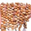 AAA Fossil Coral Gemstone Briolette Smooth Pear 7x11mm Beads | Natural Fossil Coral Semi Precious Gemstone Briolette for Jewelry | 8" Strand - Image 3