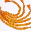 Citrine Gemstone Quartz 5x7mm / 6x8mm Faceted Teardrop Briolette | 8inch Strand | Honey Citrine Hydro Quartz Gemstone Faceted Drops Beads - Image 2