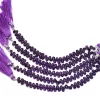 AAA+ Amethyst Color Quartz 7x5mm Faceted Teardrop Briolette | 7inch Strand | Amethyst Hydro Quartz Semi Precious Gemstone Drops Loose Beads - Image 2