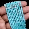 AAA+ Amazonite 4mm Briolette Coin Faceted Beads | 13inch Strand | Natural Amazonite Semi Precious Gemstone Loose Coin Briolette for Jewelry - Image 3