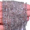 AAA+ Grey Moonstone 3mm-4mm Faceted Cube Briolette Beads | Natural Rare Moonstone Semi Precious Gemstone 3D Box Loose Beads | 13" Strand - Image 4