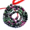 Natural AAA+ Ruby Zoisite Fancy 4mm Faceted Cube Briolette Beads | Ruby Zoisite Semi Precious Gemstone 3D Box Loose Beads | 13inch Strand - Image 3