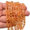 AAA+ Citrine 6mm-8mm Faceted Nugget Beads | Natural Honey Citrine Loose Step Cut Tumbled Semiprecious Gemstone Rare Fancy Beads | 14" Strand - Image 5