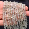 Natural AAA+ Green Amethyst Gemstone 8mm-10mm Faceted Nugget Fancy Beads | 7inch Strand | Amethyst Semi Precious Gemstone Rare Tumbled Beads