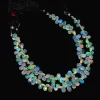 AAA+ Ethiopian Welo Opal Fire 4x6mm-6x8mm Pear Faceted Briolette Beads | Natural Ethiopian Welo Opal Gemstone Briolette Beads | 8inch Strand - Image 2