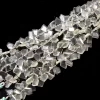AAA+ Green Amethyst Faceted Nugget Beads | Natural Amethyst Semi Precious Gemstone Step Cut Fancy Tumbled Side Drill Beads | 8inch Strand - Image 3