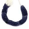 Multi Blue Sapphire 2mm-3mm Rondelle Micro Faceted Beads | 13inch Strand | Natural Blue Burmese Sapphire Precious Gemstone Loose Beads