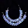 AAAA+ White Rainbow Moonstone 6mm-7mm Smooth Heart Briolette | 5inch Strand | Natural Blue Fire Moonstone Semi Precious Gemstone Beads