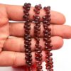 AAA+ Red Garnet Gemstone 6x4mm Faceted Teardrop Loose Briolettes | 8inch Strand | Natural Red Garnet Semi Precious Gemstone Loose Drop Beads - Image 4