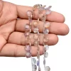 Natural Ametrine 8mm Faceted Hexagon Briolette Beads | Ametrine Semi Precious Gemstone Loose Fancy Faceted Loose Beads | 6inch Strand - Image 3