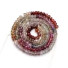 AAA+ Multi Sapphire Precious Gemstone 3mm-4mm Faceted Rondelle Beads | Natural Rare Multi Sapphire Gemstone Loose Beads | 16inch Strand - Image 4