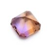 15.25 Carats - Natural Ametrine Gemstone 14x14mm Loose Square Cut Stone | AAA+ Bi-Color Ametrine Semi Precious Gemstone Faceted Ascher Cut - Image 3
