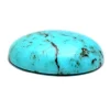 21 Carats - Turquoise Oval 20x25mm Smooth Loose Flat Back Cabochon | Natural Arizona Turquoise Matrix Copper Filled Loose Gemstone Cabochon - Image 2