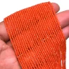 AAA+ Carnelian Gemstone Micro Faceted 2mm-3mm Beads | 13inch strand | Natural Orange Carnelian Semi Precious Gemstone Tiny Beads for Jewelry - Image 2
