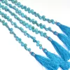 Turquoise Gemstone 6mm Heart Briolette Beads | 8inch Strand- 38 Carats | Natural AAA Turquoise Faceted Semi Precious Gemstone Briolette Beads - Image 3