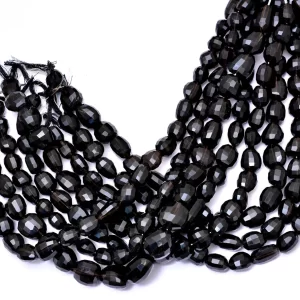 AAA Smoky Quartz 14mm-18mm Faceted Nugget Beads | Brown Smoky Gemstone Nuggets | Natural Semiprecious Rare Beads for Jewelry | 15inch Strand