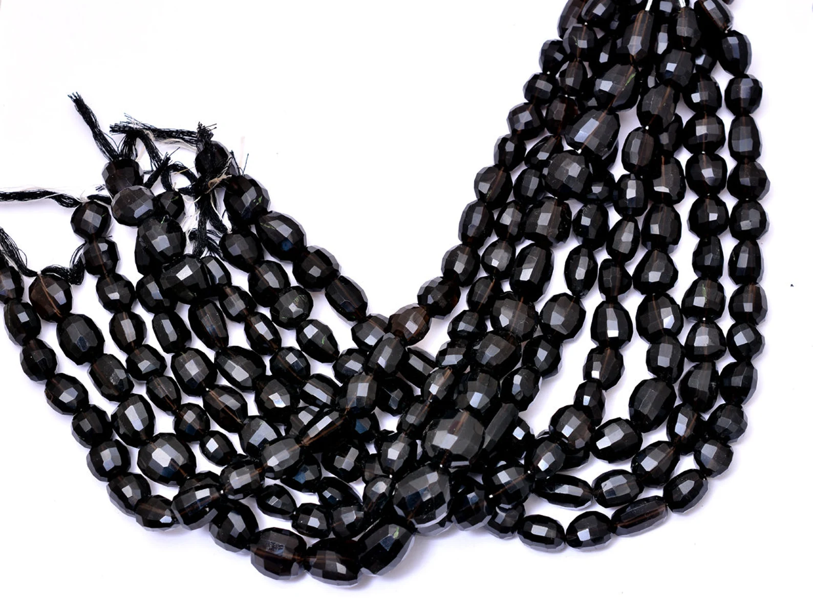 AAA Smoky Quartz 14mm-18mm Faceted Nugget Beads | Brown Smoky Gemstone Nuggets | Natural Semiprecious Rare Beads for Jewelry | 15inch Strand