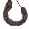 AAA+ Smoky Quartz 2mm-3mm Micro Faceted Rondelle Beads | 13inch Strand | Natural Brown Somky Quartz Semi Precious Gemstone Beads for Jewelry - Image 2