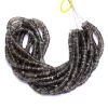 Natural Grey Moonstone 5mm-6mm Heishi Smooth Spacer Beads | 16inch Strand | Grey Moonstone Semi Precious Gemstone Tyre Rondelle Wheel Beads - Image 2